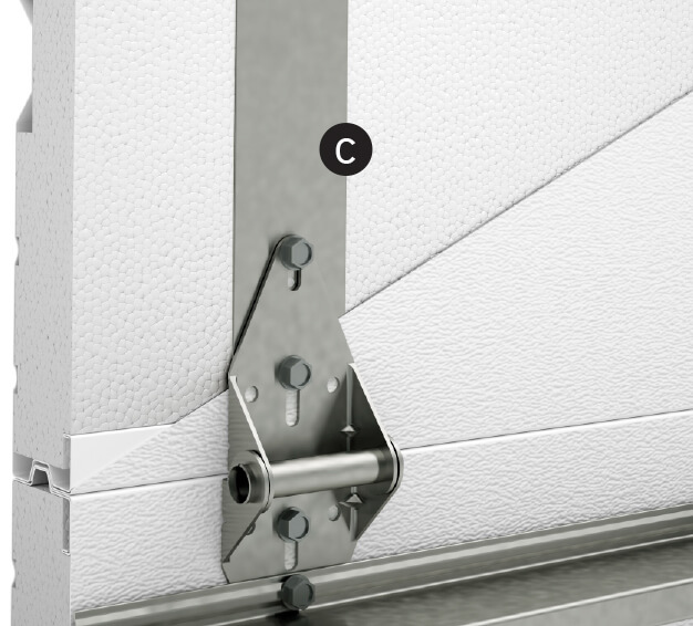 Full-length reinforcing plates drawing