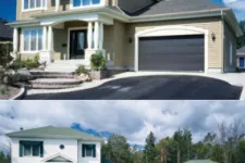 Attached and detached garage
