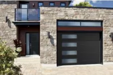 House with a garage door