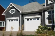 House with two garage doors