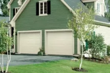 House with two garage doors