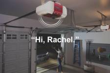 As Rachel is entering your garage door, you get notified and you can say "Hi, Rachel." and give her instructions if she is your housekeeper or say you love her if she's your mom.